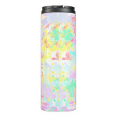 holiES - Splashes naadloos patroonpastel 1 Thermosbeker (Achterkant)
