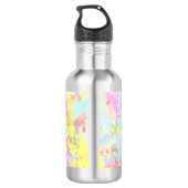 holiES - Splashes naadloos patroonpastel 1 Waterfles (Achterkant)