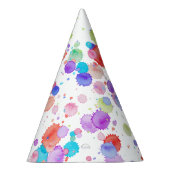 holiES - Splatter multicolored 1 + uw backgr. Feesthoedjes (Rechts)