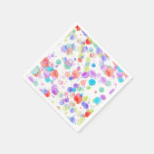 holiES - Splatter multicolored 1 + uw backgr. Servetten (Hoek)