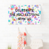 holiES - Splatter multicolored 1 + uw backgr. Spandoek (Insitu)