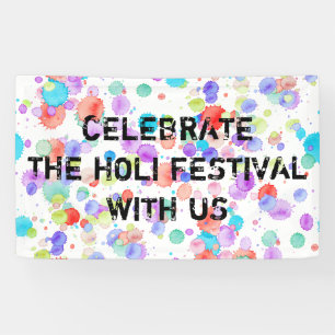 holiES - Splatter multicolored 1 + uw backgr. Spandoek
