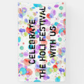 holiES - Splatter multicolored 1 + uw backgr. Spandoek (Verticaal)