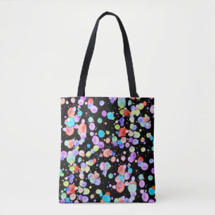 holiES - Splatter multicolored 1 + uw backgr. Tote Bag