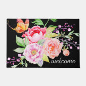 holiES - Waterverf Spring Flowers Bouquet 2 Deurmat (Voorkant)