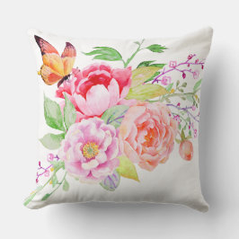 holiES - Waterverf Spring Flowers Bouquet 2 Kussen