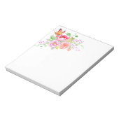 holiES - Waterverf Spring Flowers Bouquet 2 Notitieblok (Linkerzijde)