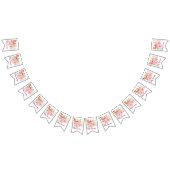 holiES - Waterverf Spring Flowers Bouquet 2 Vlaggetjes (Alle)