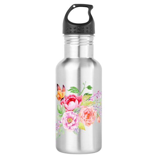 holiES - Waterverf Spring Flowers Bouquet 2 Waterfles (Voorkant)