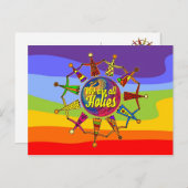 HoliES - WE ZIJN ALLEMAAL HOLIES + uw achterdeur. Briefkaart (Voorkant / Achterkant)