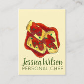 Holishkes Stuffed Cabbage Roll Jewish Cooking Food Visitekaartje (Voorkant)