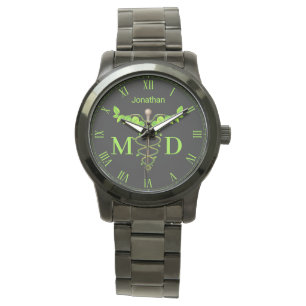Holistic Alternative Caduceus Medical Doctor Horloge
