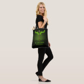 Holistic Alternative Medical Caduceus Green Leaves Tote Bag (Op model)