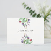 Holistic Aromatherapeut Organic Spa Gift Kaart (Staand voorkant)