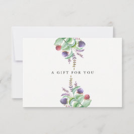 Holistic Aromatherapeut Organic Spa Gift Kaart