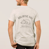 Holistic Cat Breeder T-shirt - Unisex Neutraal (Achterkant)