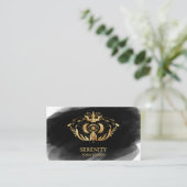 Holistic Celestial Moon Third Eye Yoga Business Ca Visitekaartje (Staand voorkant)