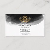 Holistic Celestial Moon Third Eye Yoga Business Ca Visitekaartje (Achterkant)