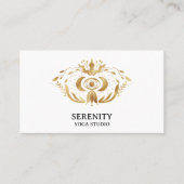 Holistic Celestial Moon Third Eye Yoga Business Ca Visitekaartje (Voorkant)