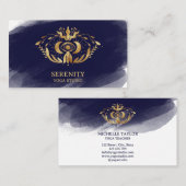 Holistic Celestial Moon Third Eye Yoga Visitekaartje (Voorkant / Achterkant)