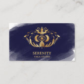 Holistic Celestial Moon Third Eye Yoga Visitekaartje (Voorkant)