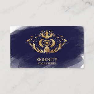 Holistic Celestial Moon Third Eye Yoga Visitekaartje