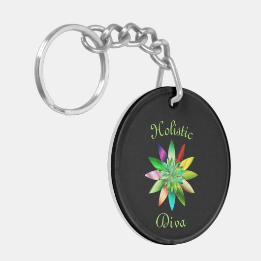 Holistic Diva Sleutelhanger (Voorkant Links)