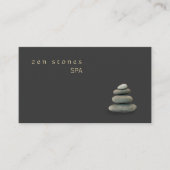 Holistic Healing and Wellness Zen Stones Visitekaartje (Voorkant)