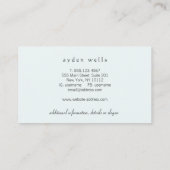 Holistic Healing and Wellness Zen Stones Visitekaartje (Achterkant)