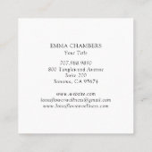 Holistic Healing Lotus Flower Visitekaartje (Achterkant)