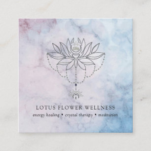 Holistic Healing Lotus Flower Visitekaartje