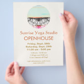 Holistic Health and Healing Arts Sunrise Logo Flyer (Hand)