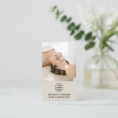 Holistic Health Therapist Professionele QR-code Visitekaartje (Staand voorkant)