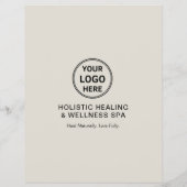 Holistic Health Therapist Promotional Business Flyer (Achterkant)
