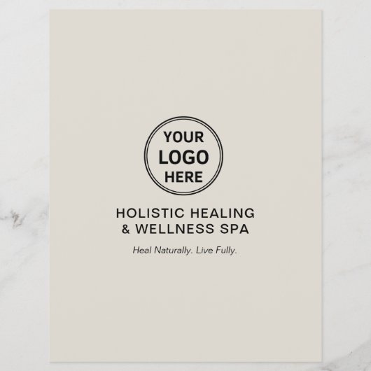 Holistic Health Therapist Promotional Business Flyer (Achterkant)
