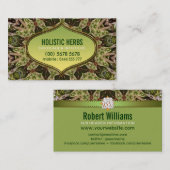 Holistic Herbs Shaman New age Visitekaartje (Voorkant / Achterkant)