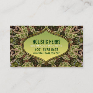 Holistic Herbs Shaman New age Visitekaartje