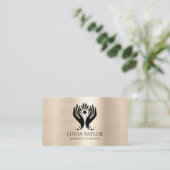Holistic Massage Hands Therapy Healer Energy Visitekaartje (Staand voorkant)