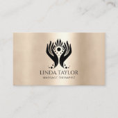 Holistic Massage Hands Therapy Healer Energy Visitekaartje (Voorkant)