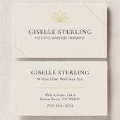Holistic Massage Therapist Visitekaartje