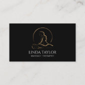 Holistic Massage Therapy Healer Energy Business Ca Visitekaartje (Voorkant)