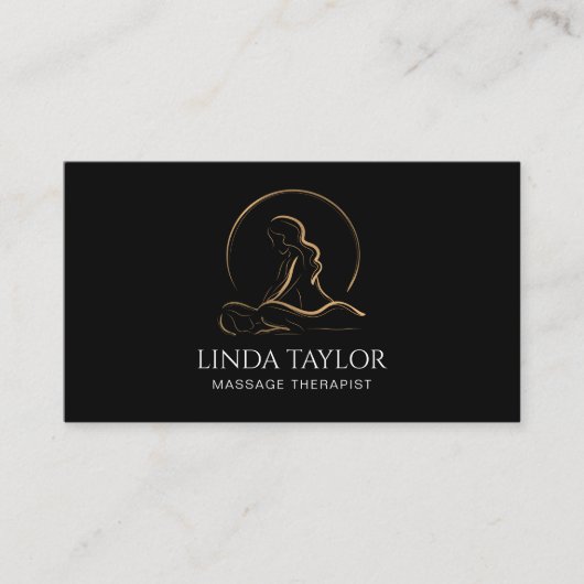 Holistic Massage Therapy Healer Energy Business Ca Visitekaartje (Voorkant)