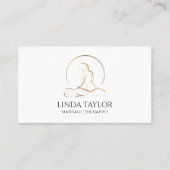 Holistic Massage Therapy Healer Energy Visitekaartje (Voorkant)