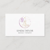 Holistic Massage Therapy Healer Energy Visitekaartje (Voorkant)