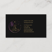 Holistic Massage Therapy Healer Energy Visitekaartje (Achterkant)
