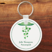 Holistic Medicine Wellness Centre Naturopath Green Sleutelhanger (Voorkant)