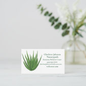 Holistic Medicine Wellness Centre Naturopath Green Visitekaartje (Staand voorkant)