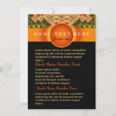 Holistic Spirituele Yoga Workshop Event Flyer Kaart (Achterkant)