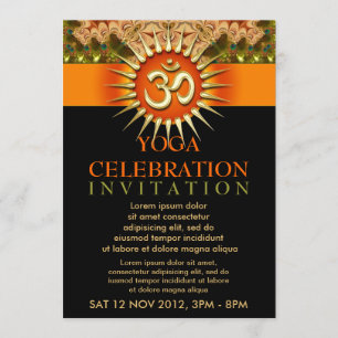 Holistic Spirituele Yoga Workshop Event Flyer Kaart