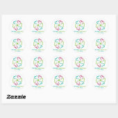 Holistic Wellness Ronde Sticker (Vel)